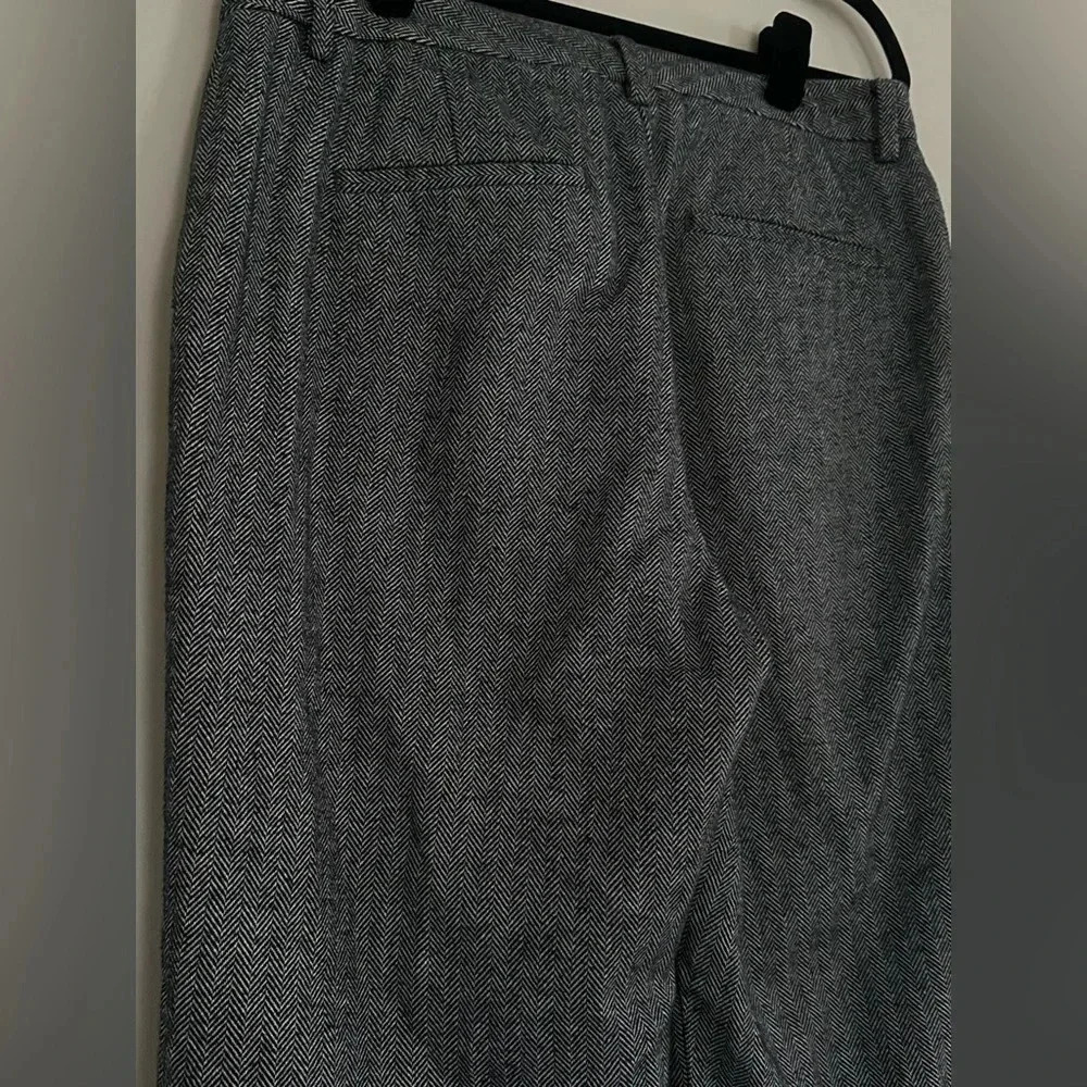 Vintage LL Bean Wool Herringbone Trousers – 8P - Picture 3 of 10